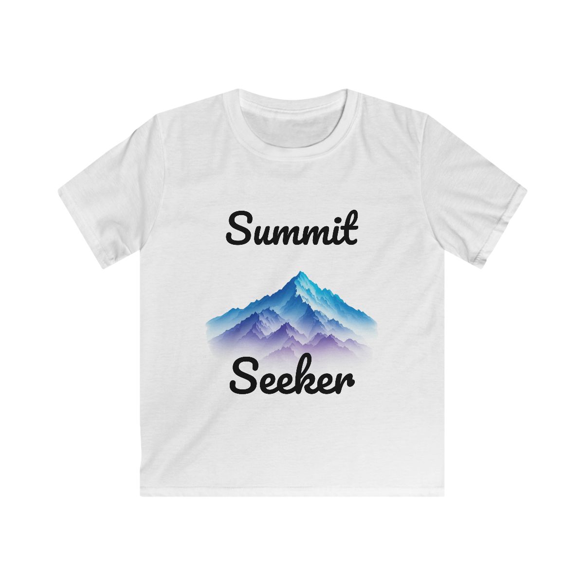 Kids Summit Seeker Tee, Adventure Shirt, Mountain Lover Gift, Outdoor Spirit Tee, Nature Enthusiast Top, Birthday Present